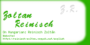 zoltan reinisch business card